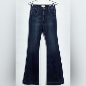 Frame 'le high flare' jeans, blue, women size 28 New no tags